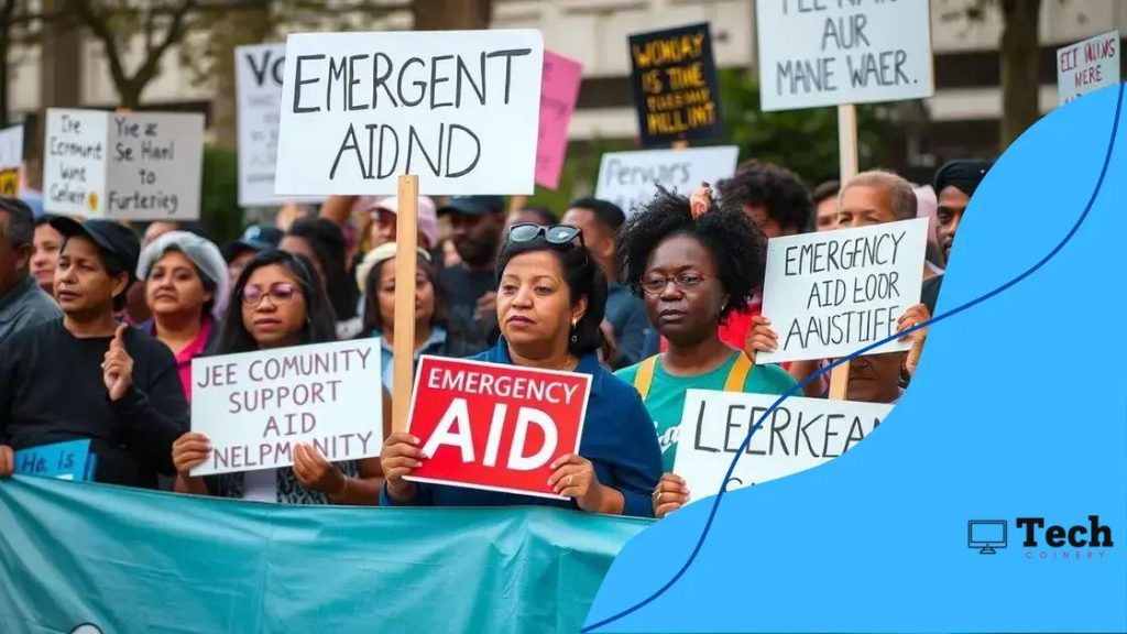 Emergency aid protest movements: a call for action