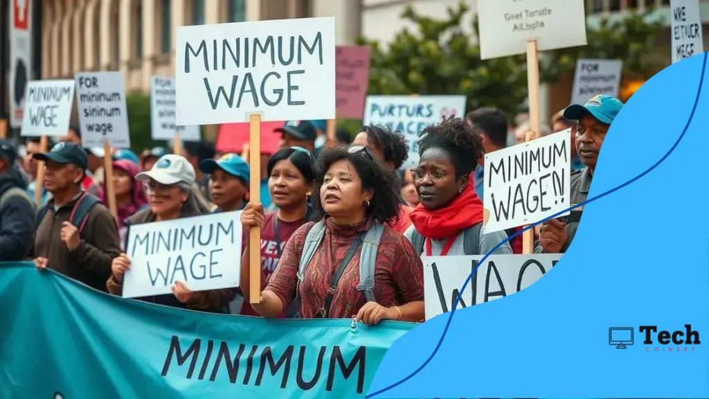 Minimum wage protest walkouts impact employee rights