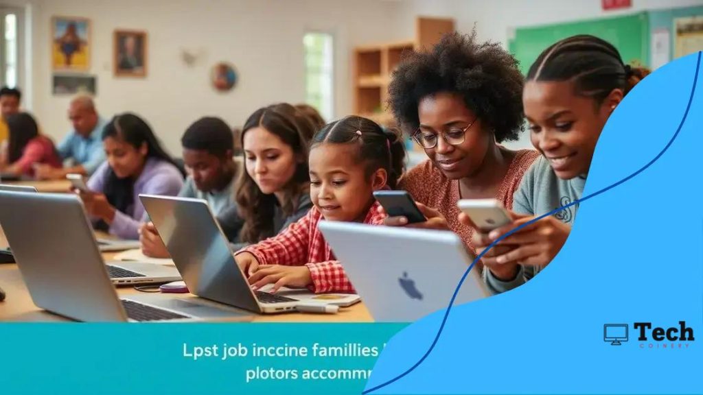 Internet access benefit for low-income families