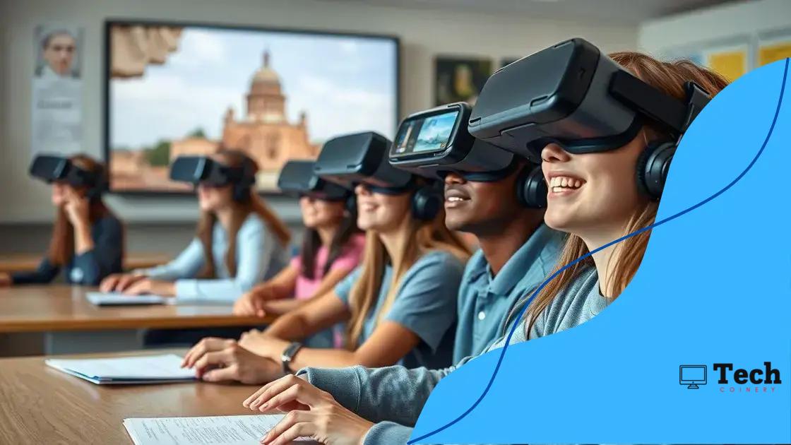 Real-life applications of virtual reality in schools