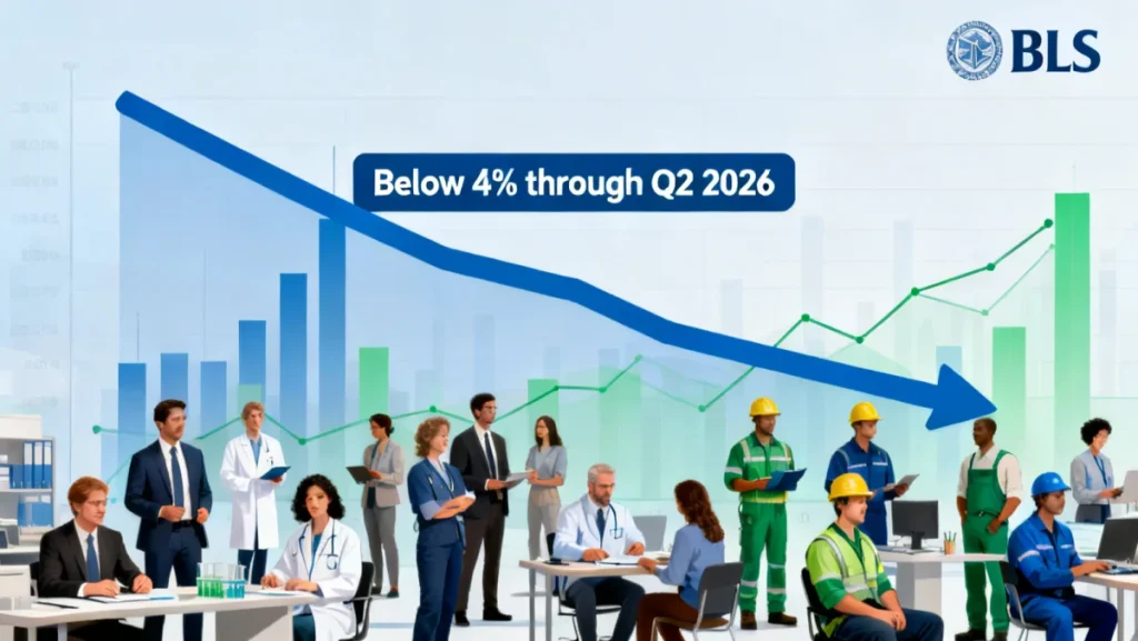 BLS Report: Unemployment Rate Below 4% Through Q2 2026