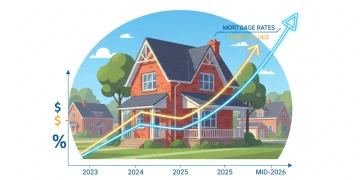 Housing market trends with rising mortgage rates forecast by FHFA for 2026
