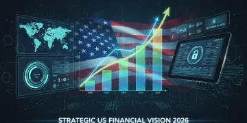 Strategic financial planning for US investment portfolio growth by 2026, showing diverse assets and positive market trends.