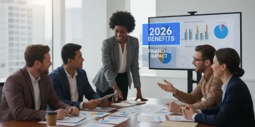 Federal employees discussing FERS and FEHB benefits for 2026